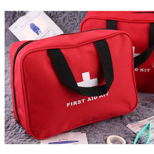 Red Customized Logo Car Home Waterproof Survival Medical First Aid Kit Bag for Emergency